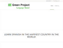 Tablet Screenshot of greenproject-cr.org